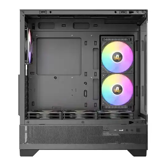 Antec CX700 RGB Elite Mid Tower Tempered Glass Black PC Gaming Case